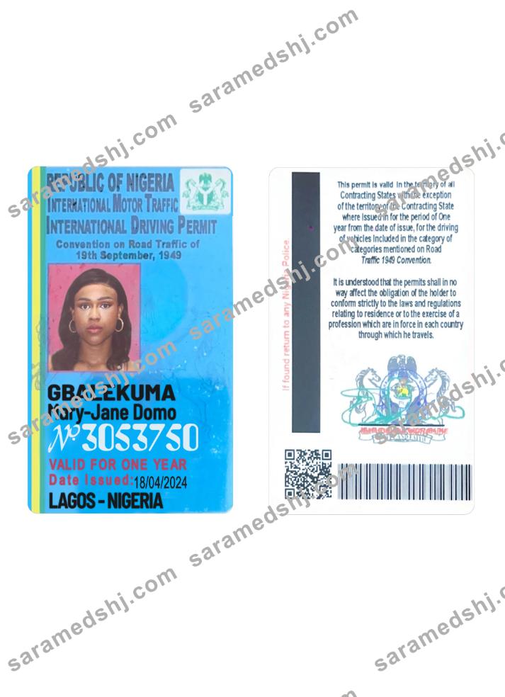 Nigeria international driving license